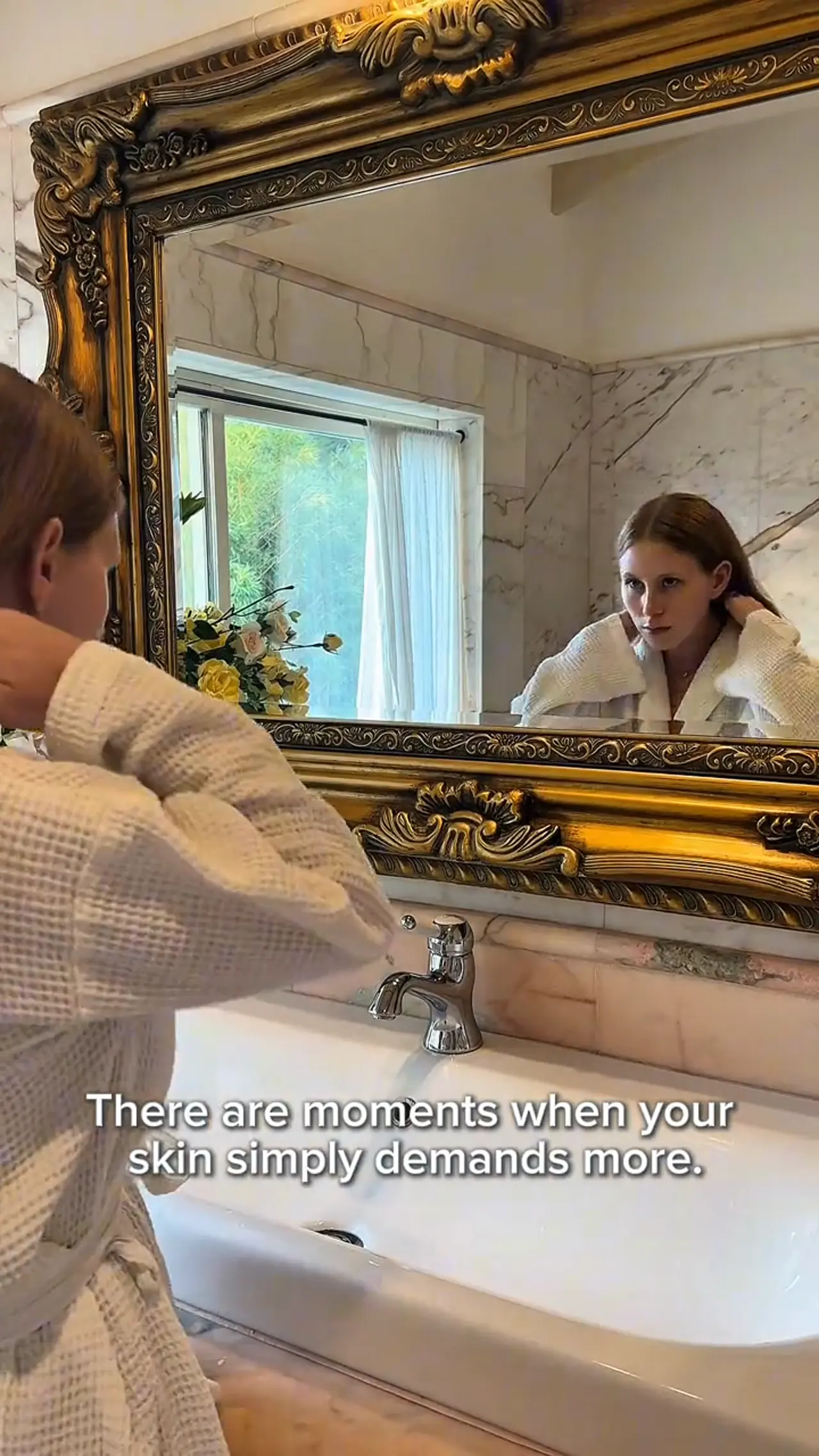A still from the SYNOIA cream and serum film